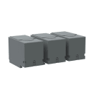 ABB - Liitinsuoja 3kpl matala OT/OTM315-400 - OTS400G1S/3