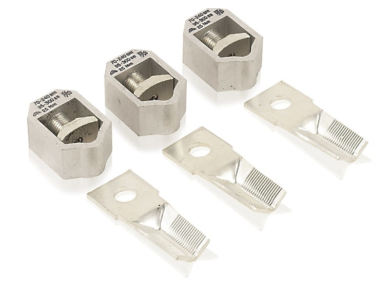 ABB - Liitin (95-240mm2) Al/Cu - XLBM123-VCLAMP (3 kpl)