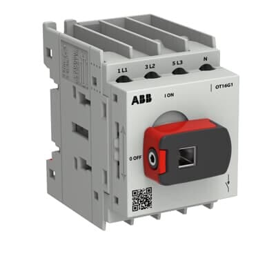 ABB SMART POWER - Kuormankytkin vipu OT PLUS - 4-nap. 16A 690V AC-22A