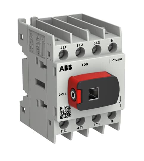 ABB SMART POWER - Kuormankytkin vipu OT PLUS - 4-nap. 25A 690V AC-22A