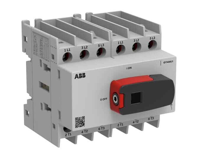 ABB SMART POWER - Kuormankytkin vipu OT PLUS - 6-nap. 40A 690V AC-22A
