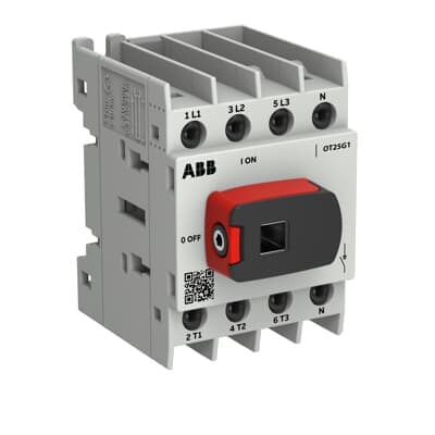 ABB SMART POWER - Kuormankytkin vipu OT PLUS - 4-nap. 25A 690V AC-22A