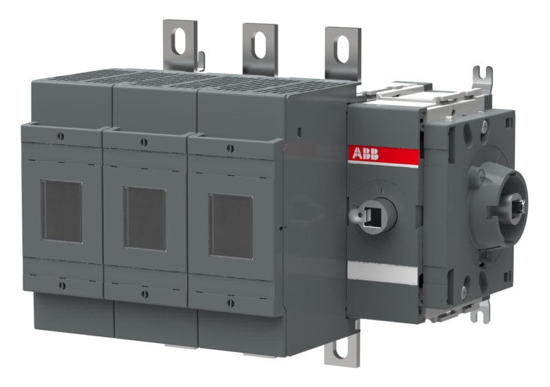 ABB - Kytkinvaroke 400A 3p sivusta DIN0-2 - OS400DS30