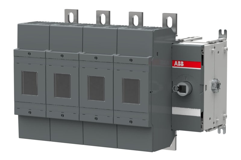 ABB - Kytkinvaroke 400A 4p sivusta DIN0-2 - OS400DS40F