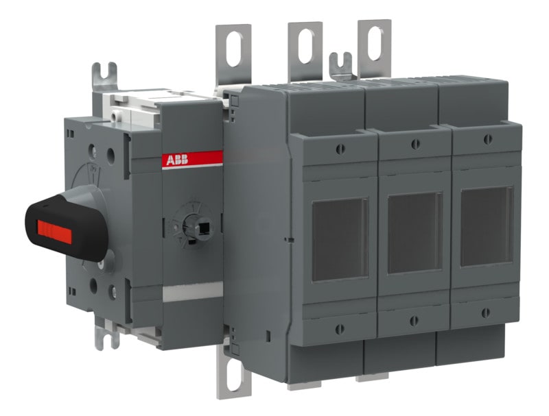 ABB - Kytkinvaroke 400A 3p sivusta DIN0-2 - OS400DS03K