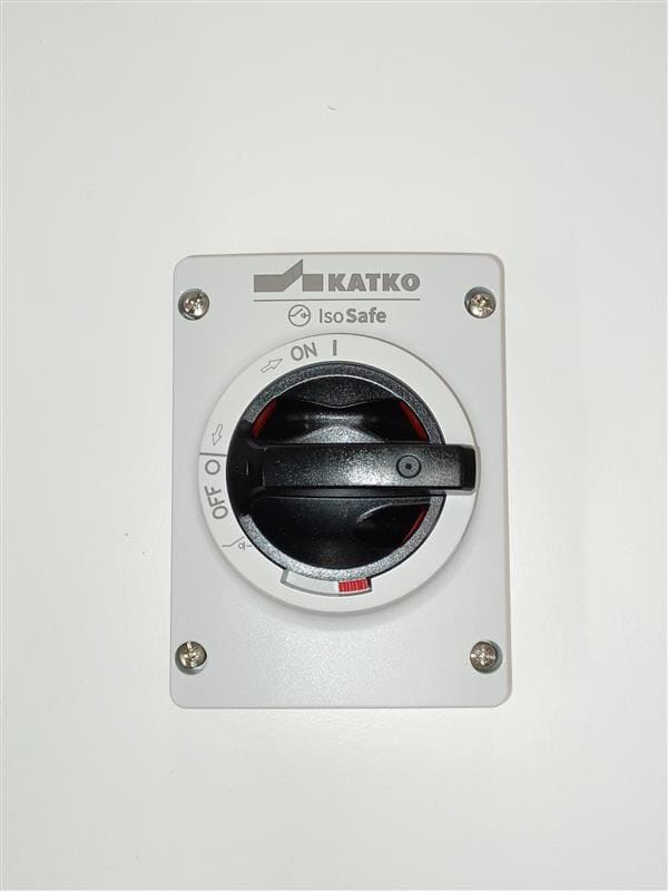 KATKO - Turvakytkin väännin - PC 0-1 Harmaa/Musta