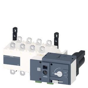 SIEMENS - Verkonvaihtokytkin kaukokäyttö - 3KC4442-0DA21-0AA3 400A 4-nap