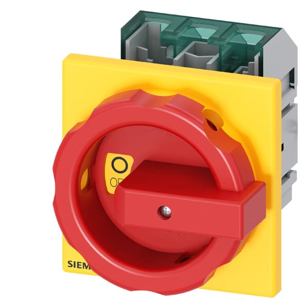 SIEMENS - Pääkytkin UL489 Hätä-seis - 3LD5020-0TK13 30A 3-nap