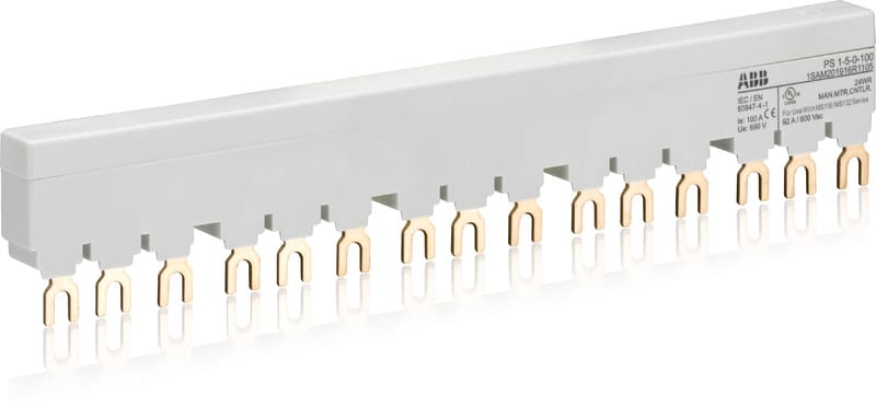 ABB - Virtakisko 100A MS116/132 vrt - PS1-5-0-100