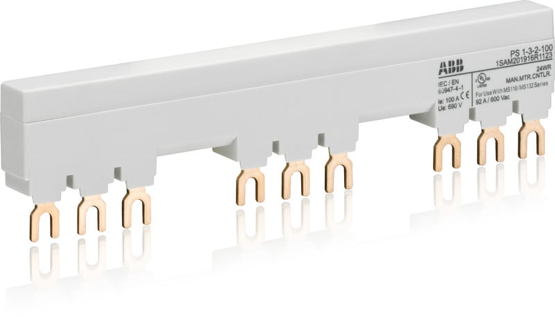 ABB - Virtakisko 100A MS116/132 vrt - PS1-3-2-100