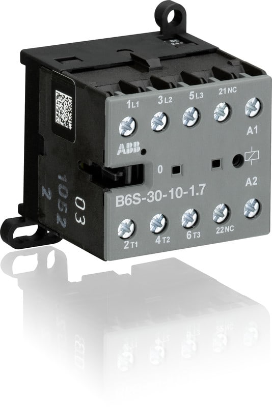 ABB - Kontaktori B6S-30-10-1.7 - Minikontaktori 24VDC, 1.7W