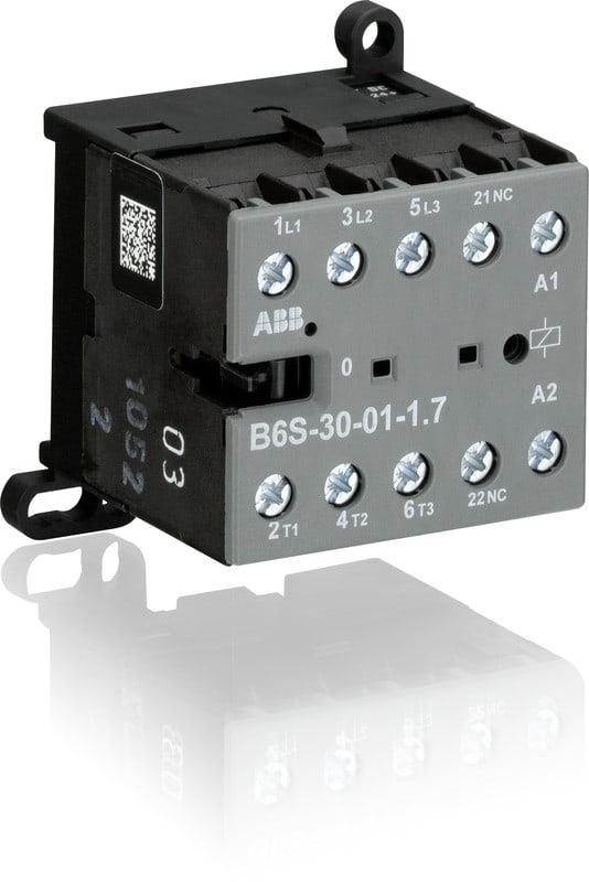 ABB - Kontaktori B6S-30-01-1.7 - Minikontaktori 24VDC, 1.7W