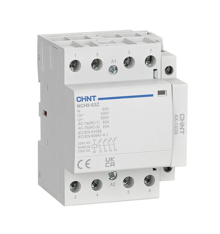 CHINT - Moduulikontaktori - 4NO 63A 230VAC
