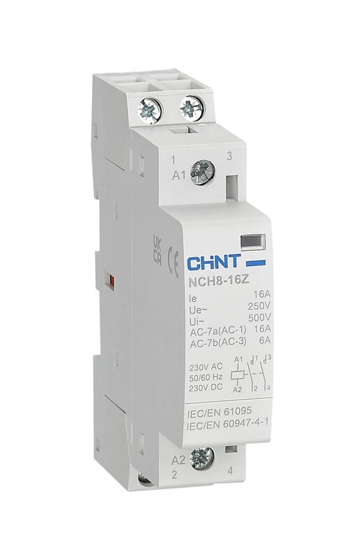 CHINT - Moduulikontaktori - 2NO 25A 230VAC käsikäytöllä