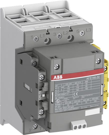 ABB - Kontaktori AFS146-30-12-34 - 3-nap.75kW,1S,2A,146A(AC-3)