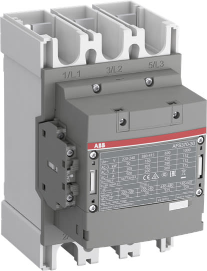 ABB - Kontaktori AFS370-30-12-14 - 3-nap.200kW,1S,2A,370A(AC-3)