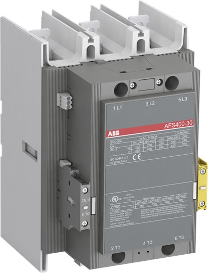 ABB - Kontaktori AFS400-30-12-71 - 3-nap.200kW,1S,2A,400A(AC-3)
