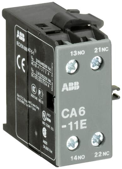 ABB - Apukosketinlohko B6 varten - CA6-11E sivulle