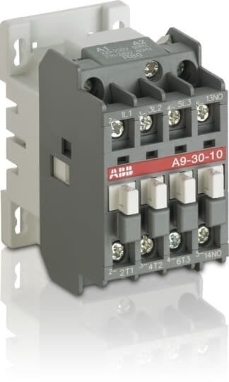 ABB - Kontaktori A9-30-10-80 - 3-nap. 4kW, 1S,0A, 9 A (AC-3)