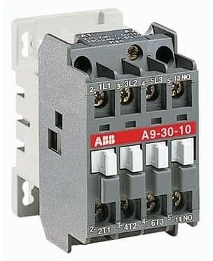 ABB - Kontaktori A12-30-10-80 - 3-nap. 5,5kW, 1S,0A 12A(AC-3)