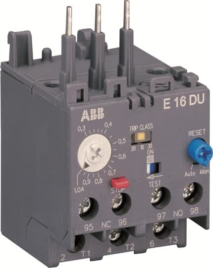 ABB - Lämpörele E16DU6.3 - lauk lk 10E,20E,30E aset.alue