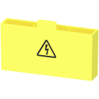 SIEMENS - Kosketussuoja S2 - 3RV1935-6A 3RV1935-kiskolle