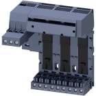 SIEMENS - Syöttöalusta 25/35m2 - 3RA6812-8AB vasen 3-paikkainen