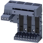 SIEMENS - Syöttöalusta 25/35m2 - 3RA6812-8AB vasen 3-paikkainen