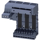 SIEMENS - Syöttöalusta 25/35m2 - 3RA6812-8AC vasen 3-paikkainen