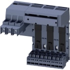SIEMENS - Syöttöalusta 50/75m2 - 3RA6813-8AC vasen 3-paikkainen