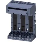 SIEMENS - Laajennusalusta - 3RA6823-0AB 3-paikkainen ruuvi