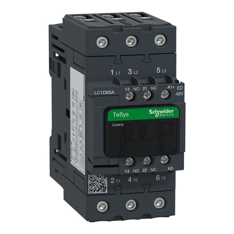SCHNEIDER ELECTRIC - Kontaktori 65A 48VDC - LC1D65AED
