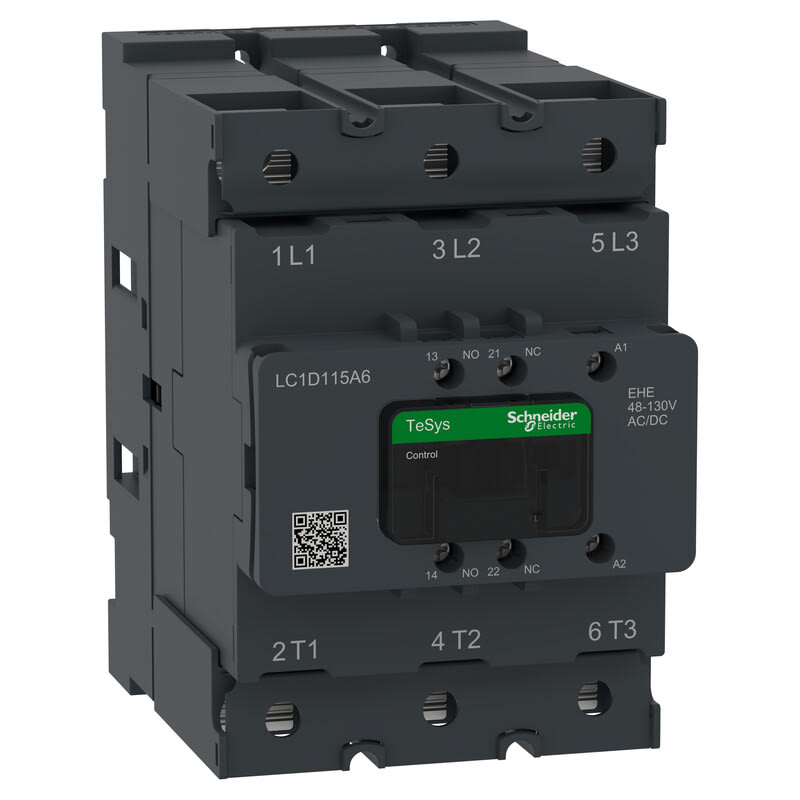 Schneider Electric Finland Oy - Kontaktori - Ktkri 115A 48-130V ACDC kkenkä
