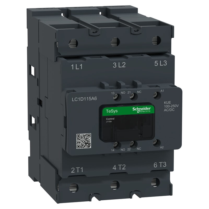Schneider Electric Finland Oy - Kontaktori - Ktkri 115A 100-250VACDC kkenkä