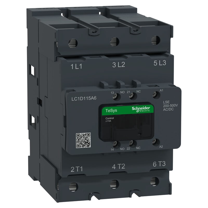 Schneider Electric Finland Oy - Kontaktori - Ktkri 115A 200-500VACDC kkenkä