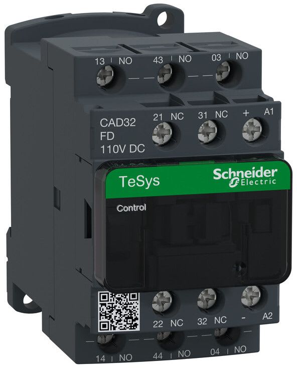 SCHNEIDER ELECTRIC - TeSys apukont. 3s+2a 110VDC - CAD32FD