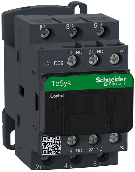 SCHNEIDER ELECTRIC - TeSys kontaktori 9A 110VAC - LC1D09F7