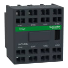 SCHNEIDER ELECTRIC - Apukosketin - LADN043, päälle 0s+4a, jousi