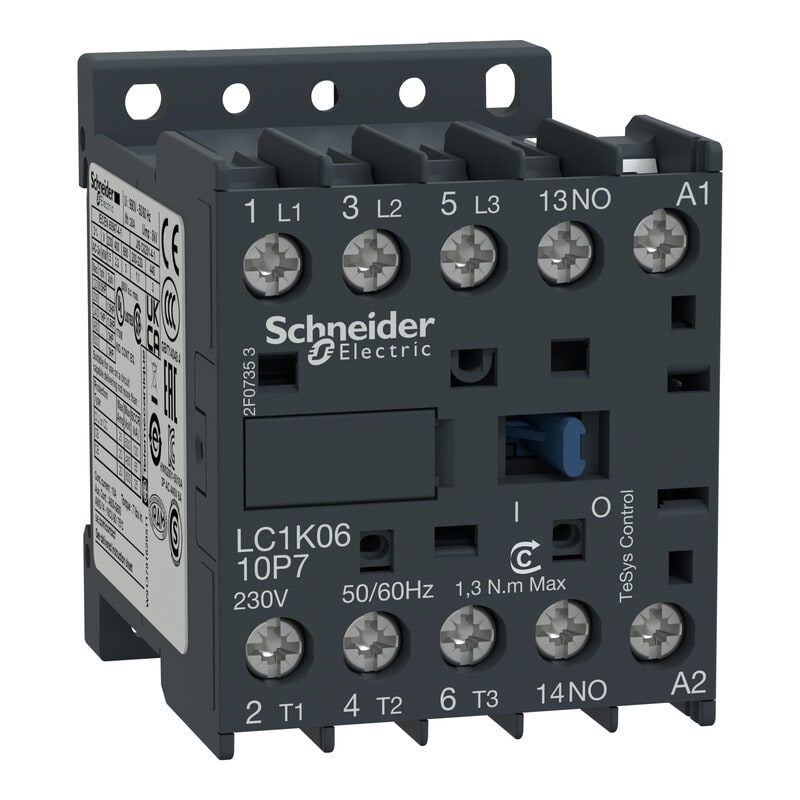 SCHNEIDER ELECTRIC - Kontaktori 9A 400VAC 1s - LC1K0910V7
