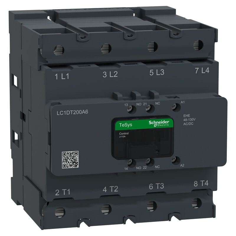 Schneider Electric Finland Oy - Kontaktori - Ktkri 200A 48-130V ACDC kkenkä