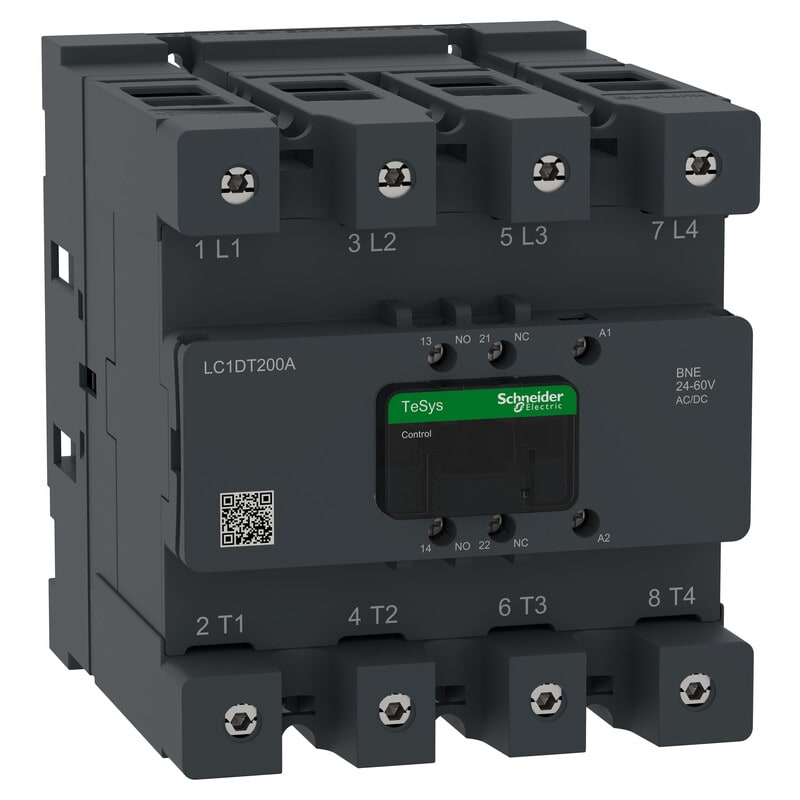 SCHNEIDER ELECTRIC - Kontaktori - Ktkri 200A 24-60V ACDC EvLk
