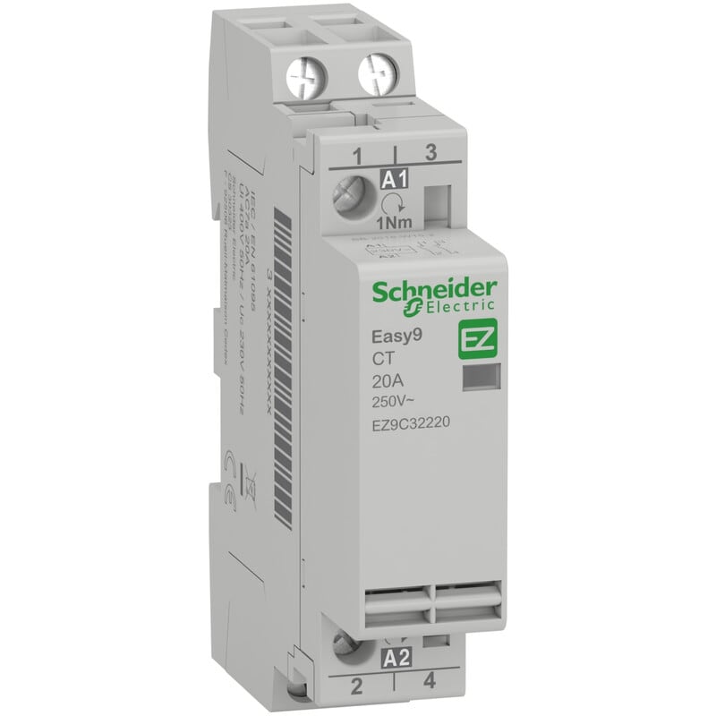 SCHNEIDER ELECTRIC - Kontaktori - Easy9 kontaktori 2P 20A