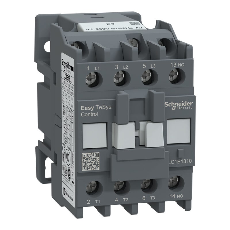 SCHNEIDER ELECTRIC - Kontaktori Easy TeSys - LC1E,3P(3NO),440V,18A,230V AC