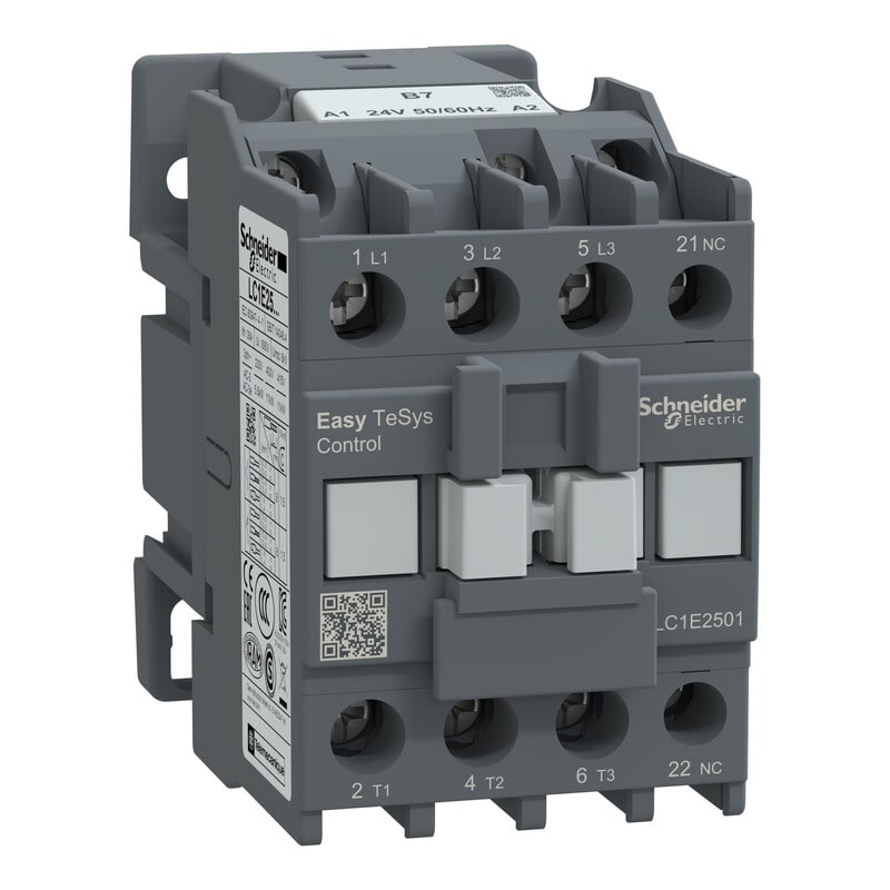 SCHNEIDER ELECTRIC - Kontaktori Easy TeSys - LC1E,3P(3NO),440V,25A,24V AC ,