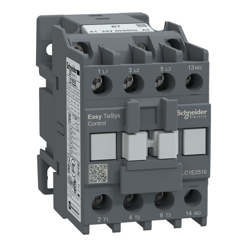 SCHNEIDER ELECTRIC - Kontaktori Easy TeSys - LC1E,3P(3NO),440V,25A,24V AC ,