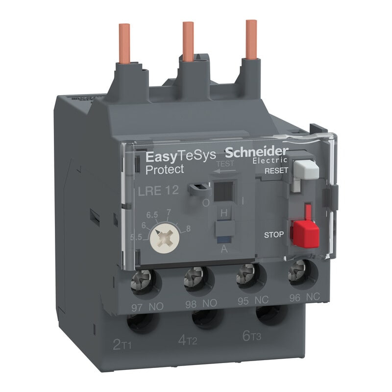 SCHNEIDER ELECTRIC - Lämpörele Easy TeSys - LRE12, 5.5...8A, 10A