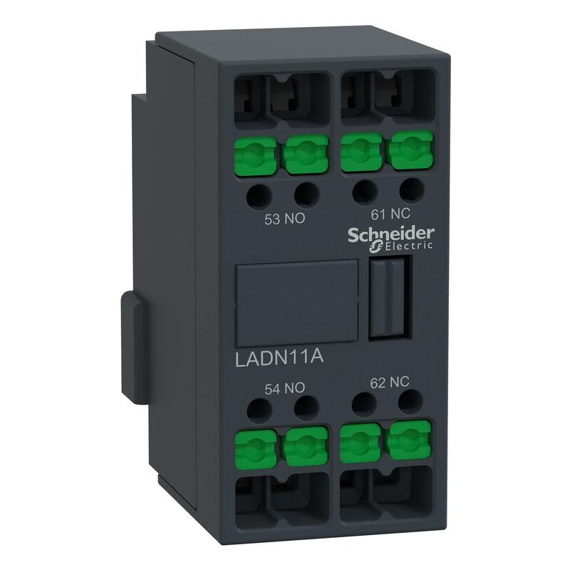 SCHNEIDER ELECTRIC - Apukosketin - Apukosketin 1 NC 1NO Snap-In