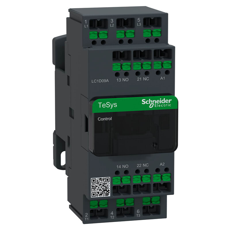 SCHNEIDER ELECTRIC - Kontaktori - 09A 3P 500V AC, Snap-In
