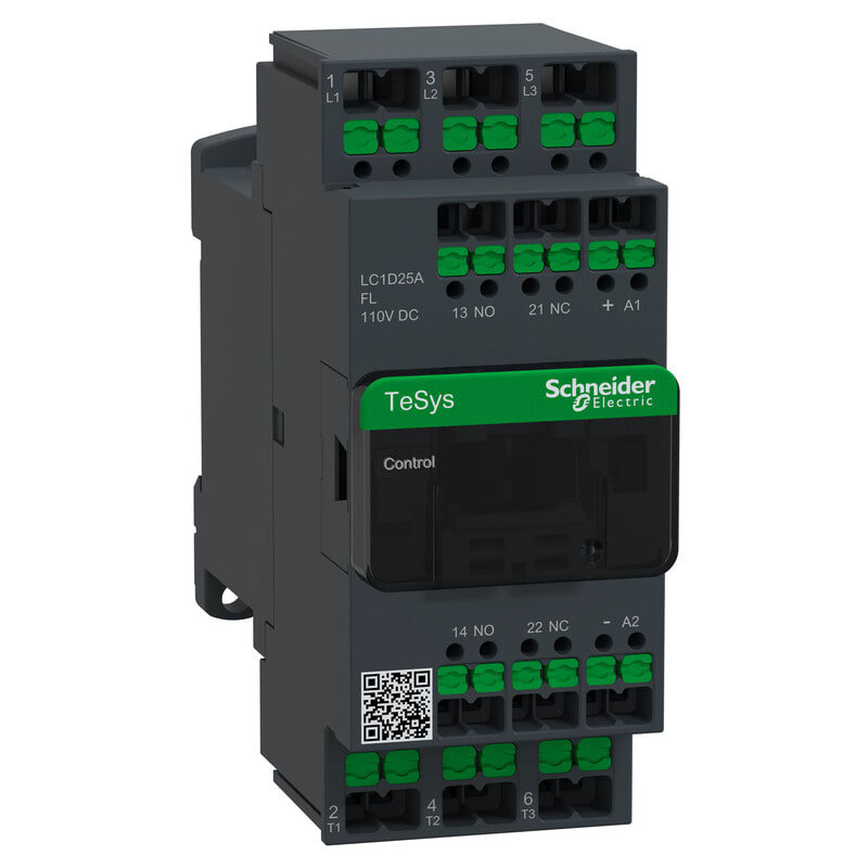 SCHNEIDER ELECTRIC - Kontaktori - 25A 3P 110V DC Snap-in