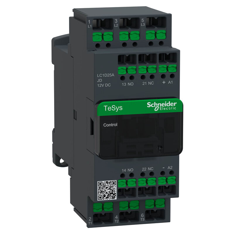 SCHNEIDER ELECTRIC - Kontaktori - 25A 3P 12V DC Snap-in